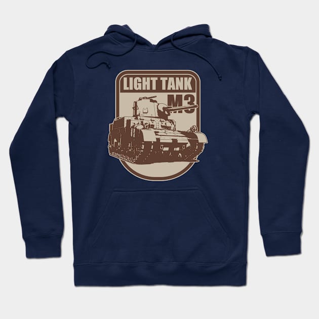 M3 Light Tank Hoodie by TCP